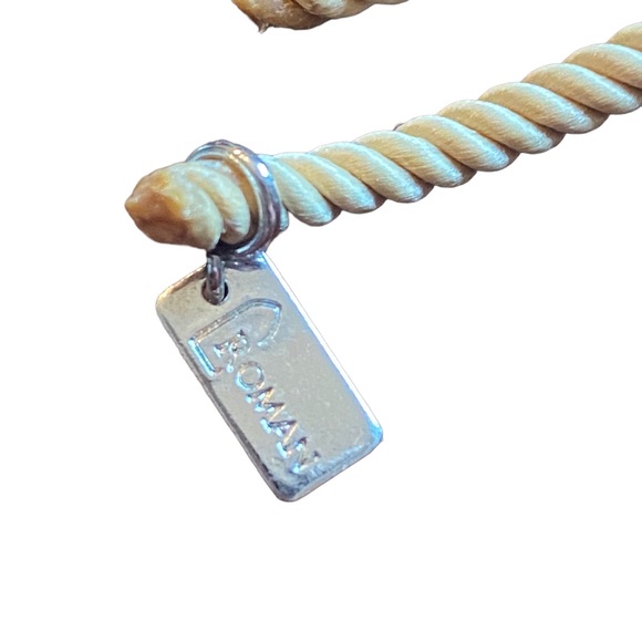 Rhinestone Cross Adjustable Twisted Bracelet - Picture 5 of 7